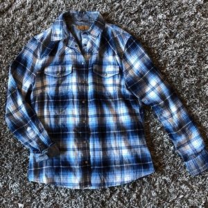 Flannel button down